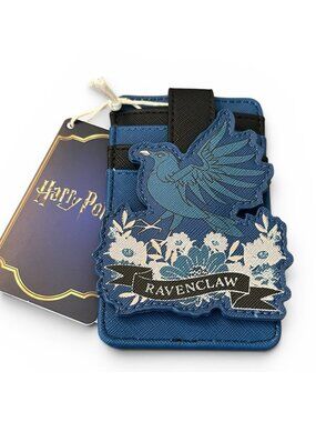 Loungefly Harry Potter Ravenclaw House Floral Tattoo Cardholder ID Wallet NWT